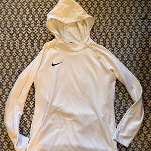 FLEECE FUNNEL-NECK NIKE HOODIE